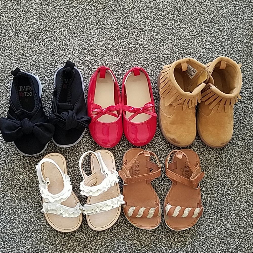 Toddler girl shoe lot size 6